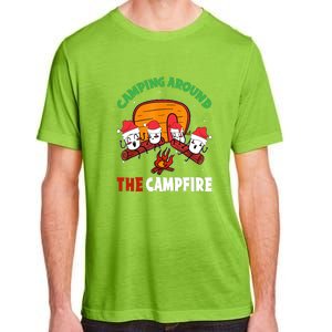 Camping Around The Campfire Chirtsmas Gift Funny Xmas Adult ChromaSoft Performance T-Shirt