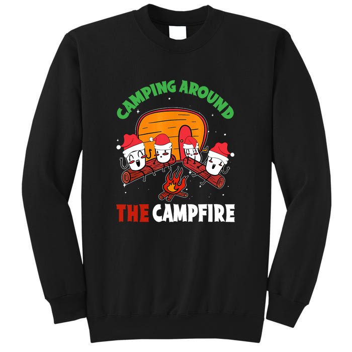 Camping Around The Campfire Chirtsmas Gift Funny Xmas Sweatshirt