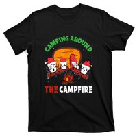 Camping Around The Campfire Chirtsmas Gift Funny Xmas T-Shirt