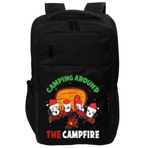 Camping Around The Campfire Chirtsmas Gift Funny Xmas Impact Tech Backpack