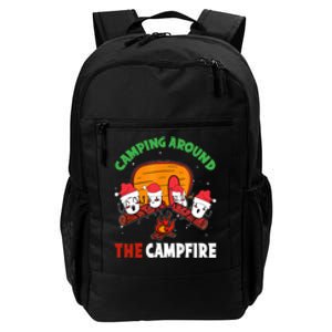 Camping Around The Campfire Chirtsmas Gift Funny Xmas Daily Commute Backpack