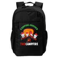 Camping Around The Campfire Chirtsmas Gift Funny Xmas Daily Commute Backpack