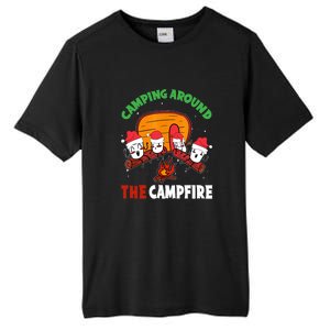 Camping Around The Campfire Chirtsmas Gift Funny Xmas Tall Fusion ChromaSoft Performance T-Shirt