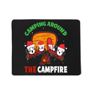 Camping Around The Campfire Chirtsmas Gift Funny Xmas Mousepad