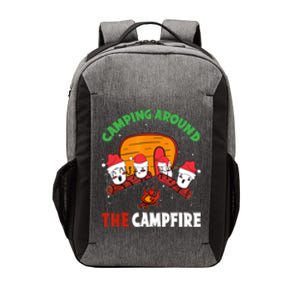 Camping Around The Campfire Chirtsmas Gift Funny Xmas Vector Backpack