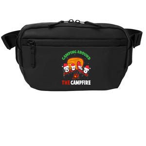 Camping Around The Campfire Chirtsmas Gift Funny Xmas Crossbody Pack