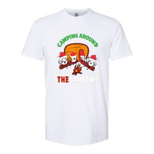 Camping Around The Campfire Chirtsmas Gift Funny Xmas Softstyle CVC T-Shirt