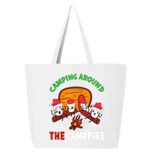 Camping Around The Campfire Chirtsmas Gift Funny Xmas 25L Jumbo Tote