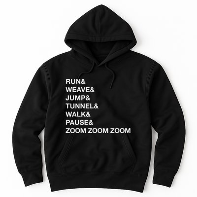 Canine Agility Trial Obstacle Course Fun Dog Agility Hoodie