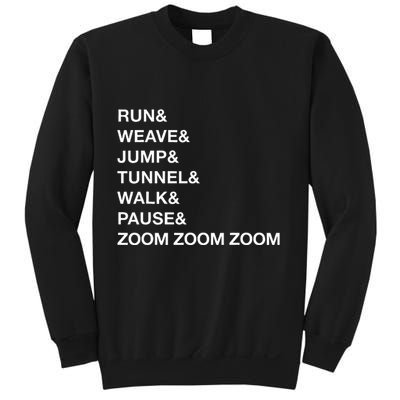 Canine Agility Trial Obstacle Course Fun Dog Agility Sweatshirt