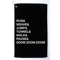 Canine Agility Trial Obstacle Course Fun Dog Agility Golf Towel