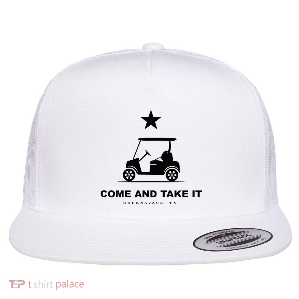Come And Take It Flat Bill Trucker Hat