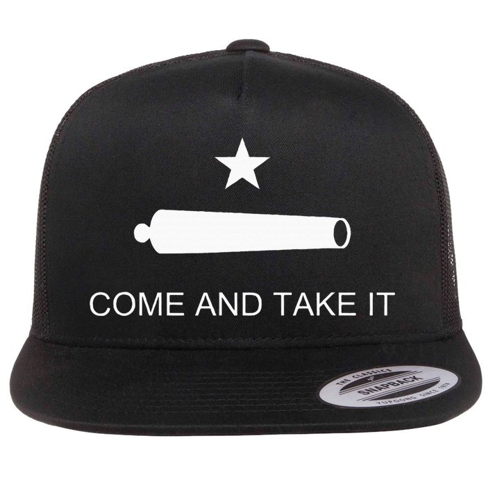 Come And Take It Battle Of Gonzales Texas Flat Bill Trucker Hat