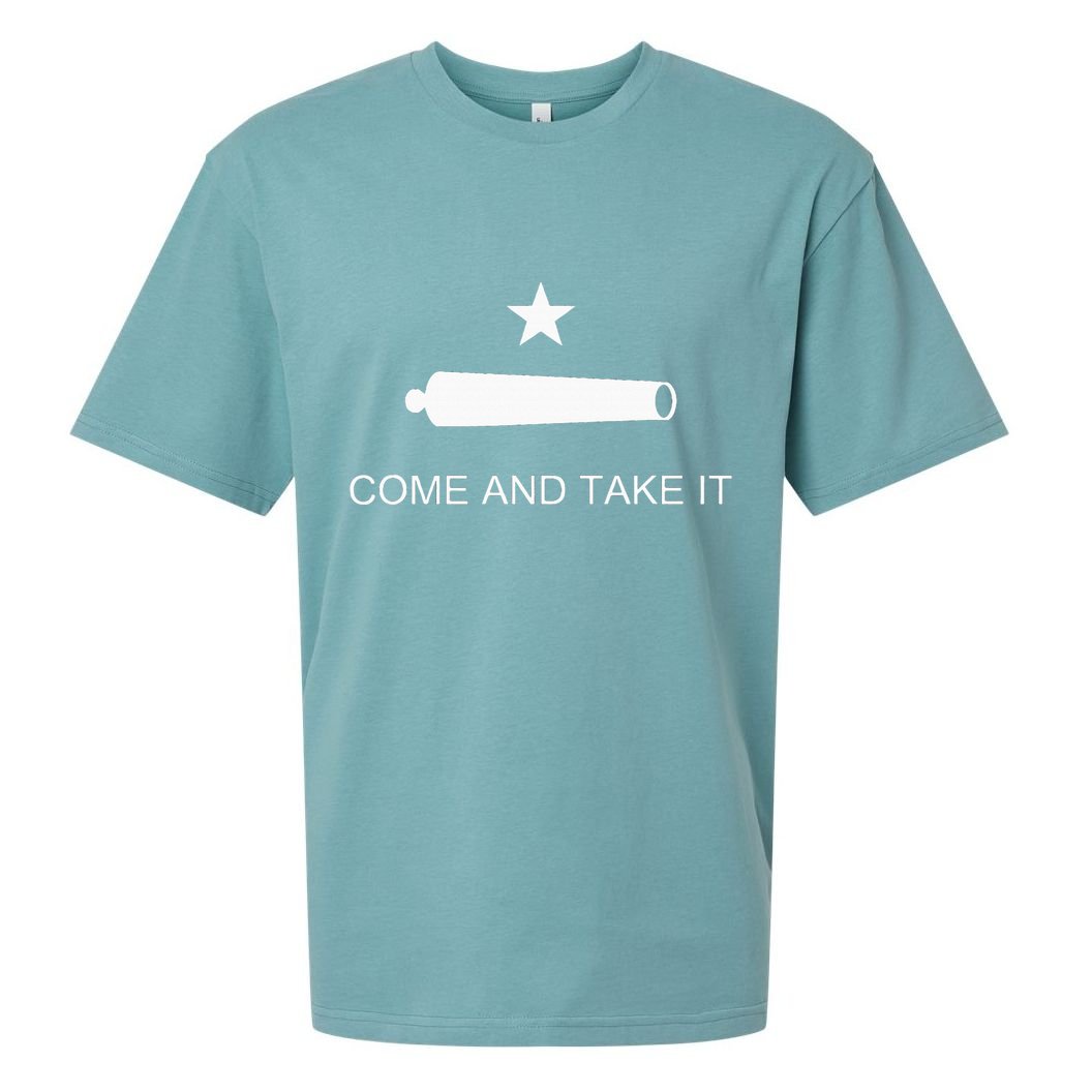 Come And Take It Battle Of Gonzales Texas Sueded Cloud Jersey T-Shirt