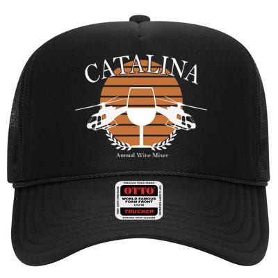 Catalina Annual Wine Mixer High Crown Mesh Back Trucker Hat