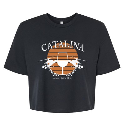 Catalina Annual Wine Mixer Bella+Canvas Jersey Crop Tee