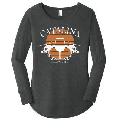 Catalina Annual Wine Mixer Women's Perfect Tri Tunic Long Sleeve Shirt