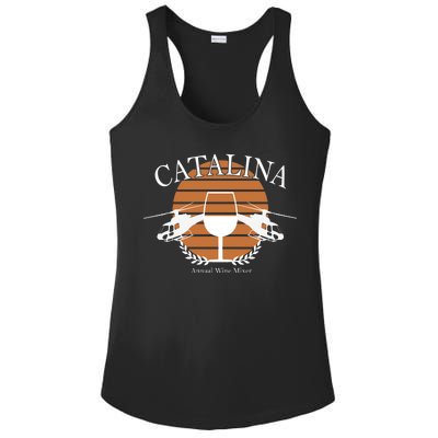 Catalina Annual Wine Mixer Ladies PosiCharge Competitor Racerback Tank