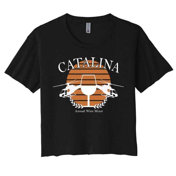 Catalina Annual Wine Mixer Women's Crop Top Tee