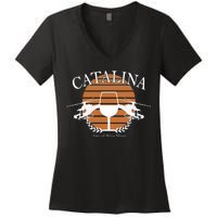 Catalina Annual Wine Mixer Women's V-Neck T-Shirt