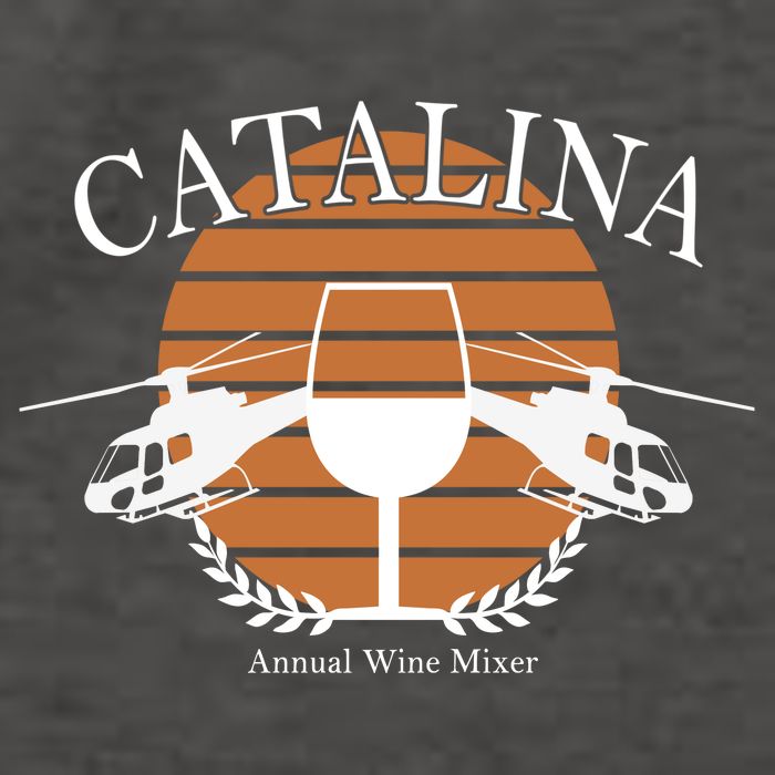 Catalina Annual Wine Mixer Vector Backpack