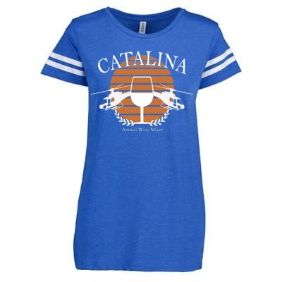 Catalina Annual Wine Mixer Enza Ladies Jersey Football T-Shirt