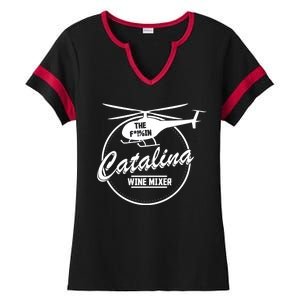 Catalina Wine Mixer Ladies Halftime Notch Neck Tee