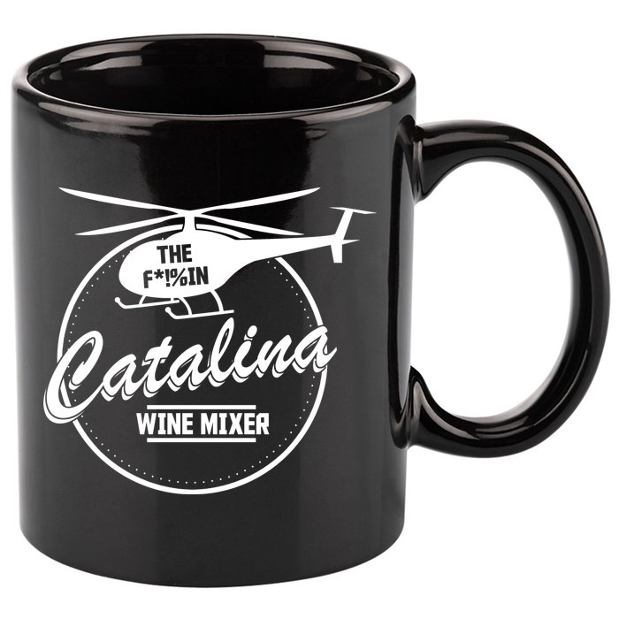 Catalina Wine Mixer 11oz C Handle Ceramic Mug