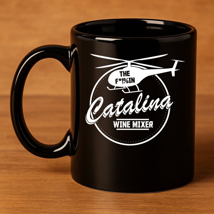 Catalina Wine Mixer 11oz C Handle Ceramic Mug