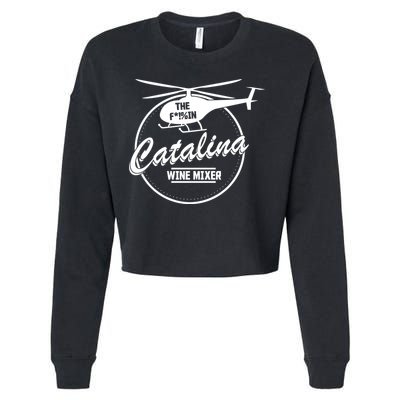 Catalina Wine Mixer Cropped Pullover Crew