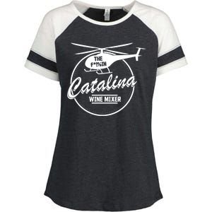 Catalina Wine Mixer Enza Ladies Jersey Colorblock Tee