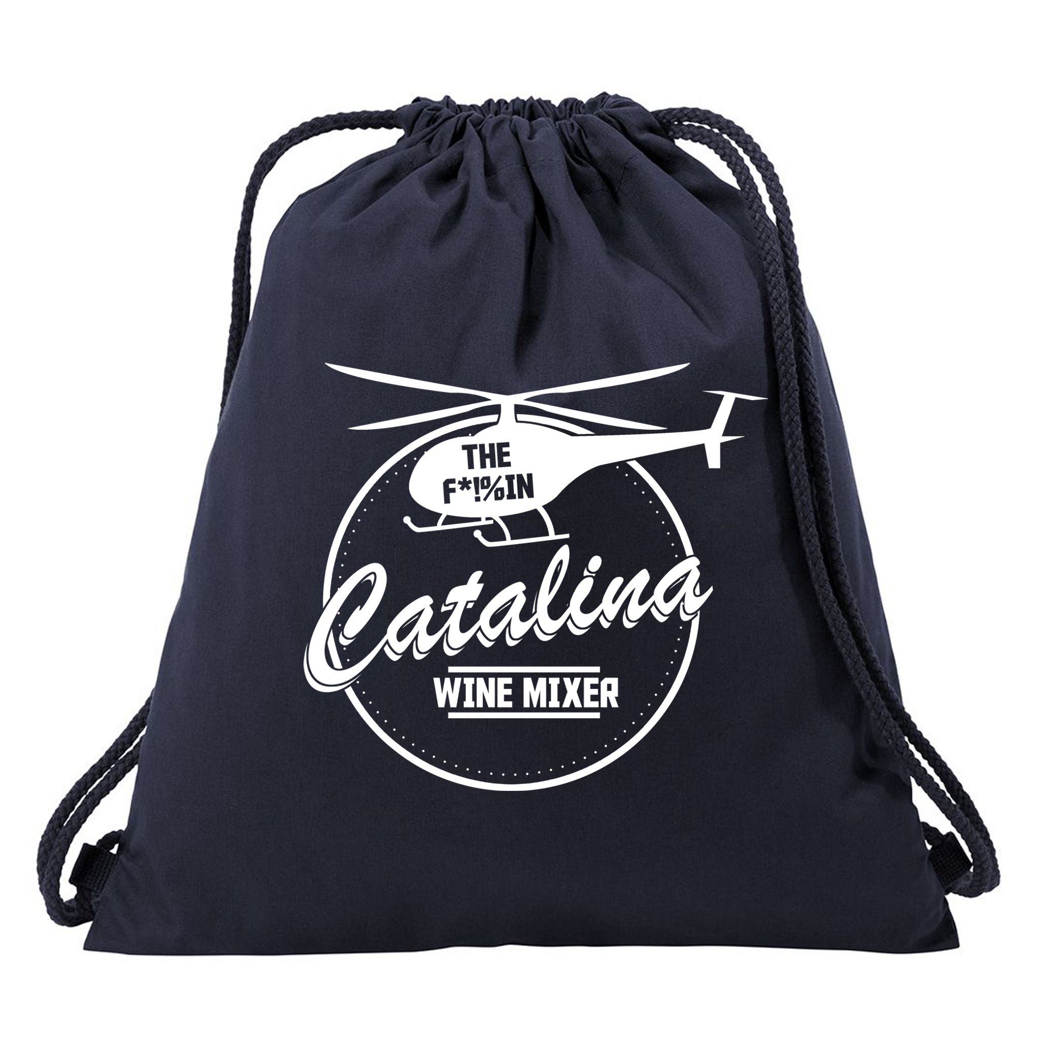 Catalina Wine Mixer Drawstring Bag