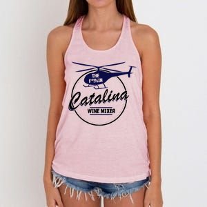 Catalina Wine Mixer Women's Knotted Racerback Tank