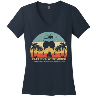 Catalina Wine Mixer A Prestige Worldwide Production Women's V-Neck T-Shirt