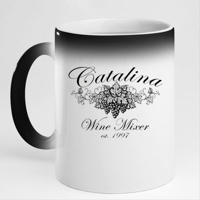 Cataline Wine Mixer 11oz Black Color Changing Mug