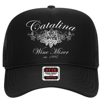 Cataline Wine Mixer High Crown Mesh Back Trucker Hat