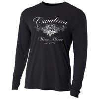 Cataline Wine Mixer Cooling Performance Long Sleeve Crew