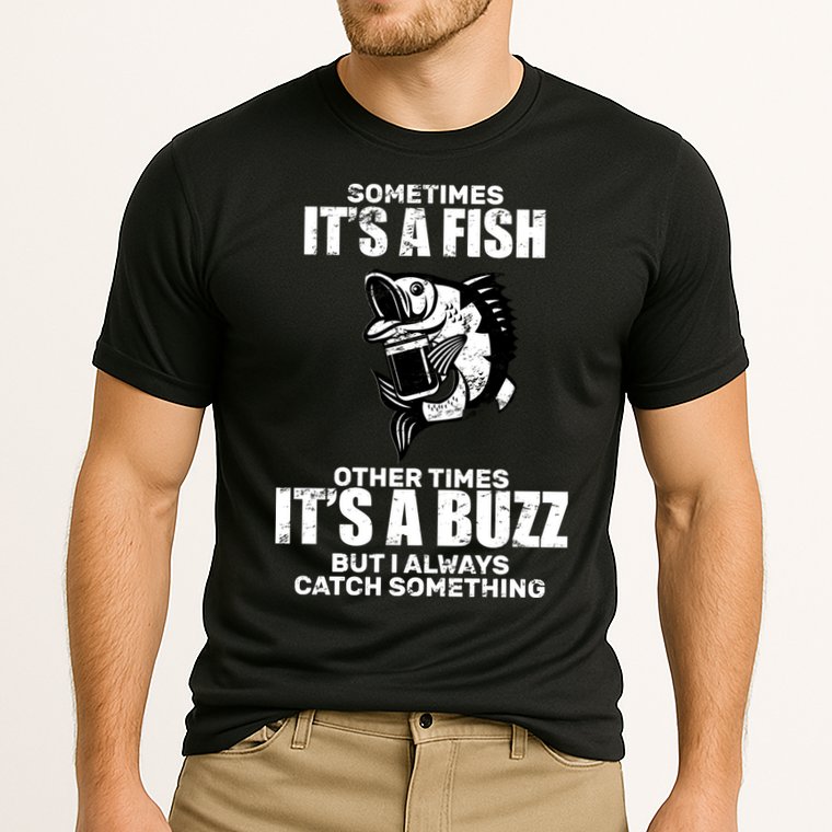 Catch A Fish Or Buzz Performance Shirt