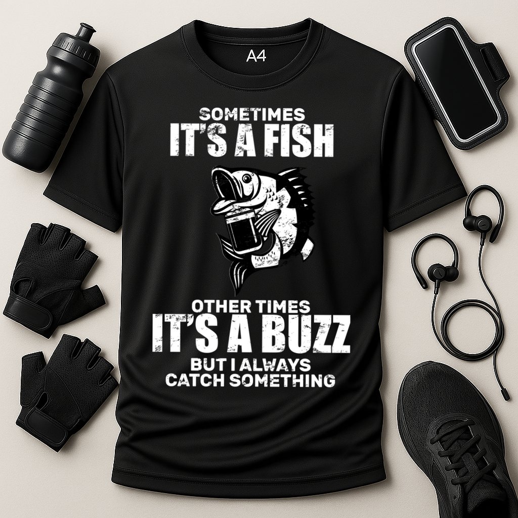 Catch A Fish Or Buzz Performance Shirt