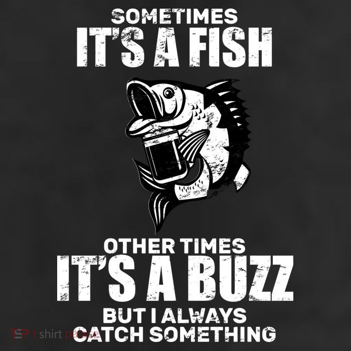 Catch A Fish Or Buzz 11oz C Handle Ceramic Mug