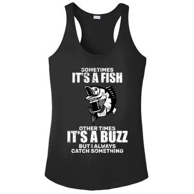 Catch A Fish Or Buzz Ladies PosiCharge Competitor Racerback Tank