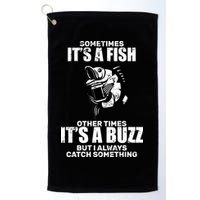 Catch A Fish Or Buzz Golf Towel