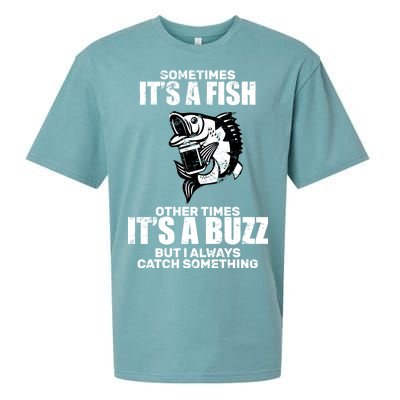 Catch A Fish Or Buzz Sueded Cloud Jersey T-Shirt