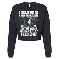 Catch And Release Cropped Pullover Crew