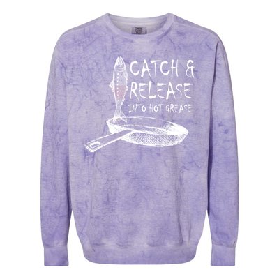 Catch And Release Into Grease Colorblast Crewneck Sweatshirt