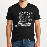 Catch And Release Into Grease V-Neck T-Shirt