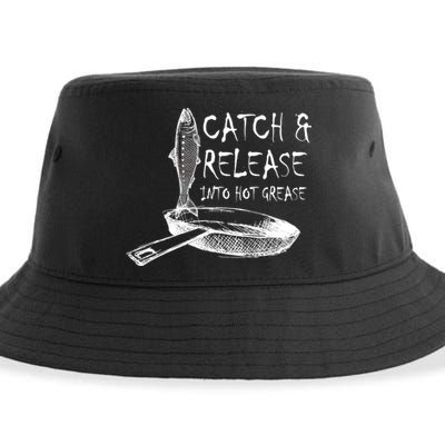 Catch And Release Into Grease Sustainable Bucket Hat