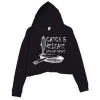 Catch And Release Into Grease Crop Fleece Hoodie