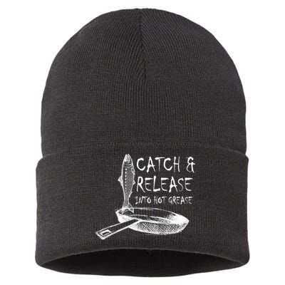 Catch And Release Into Grease Sustainable Knit Beanie