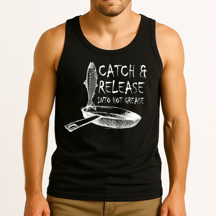 Catch And Release Into Grease Tank Top